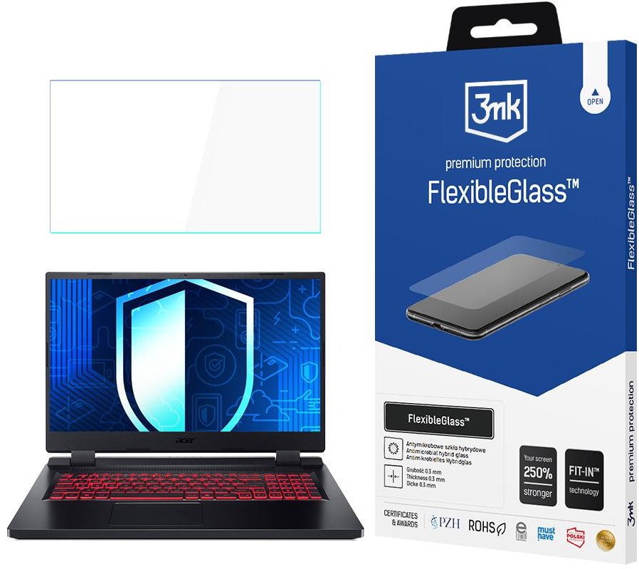 ACER NITRO 5 17,3 - UP TO 19 3MK FLEXIBLEGLASS 1