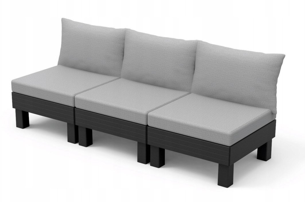 Keter Darza divans trisvietigs Elements 3 Seater peleks/gaisi peleks 8711245158020 1