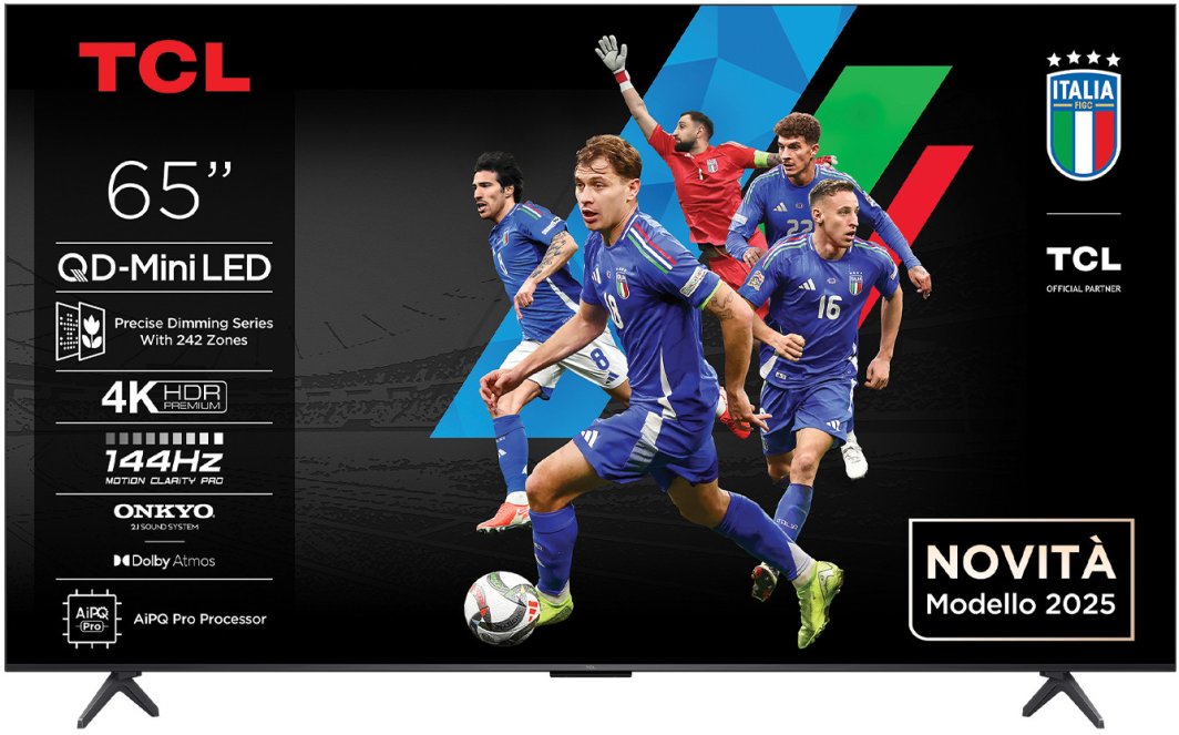 TCL Q6C 65Q6C Telewizor 165,1 cm (65") 4K Ultra HD Smart TV Wi-Fi Metaliczny 1