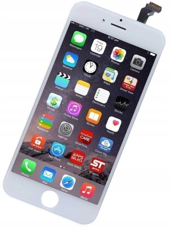 WYŚWIETLACZ LCD dotyk szybka APPLE IPHONE 6 biały 1