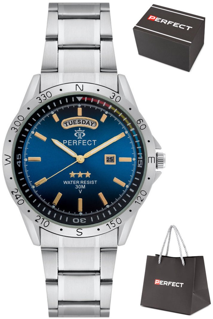 Zegarek Perfect B937-05 męski sportowy czytelny . 1