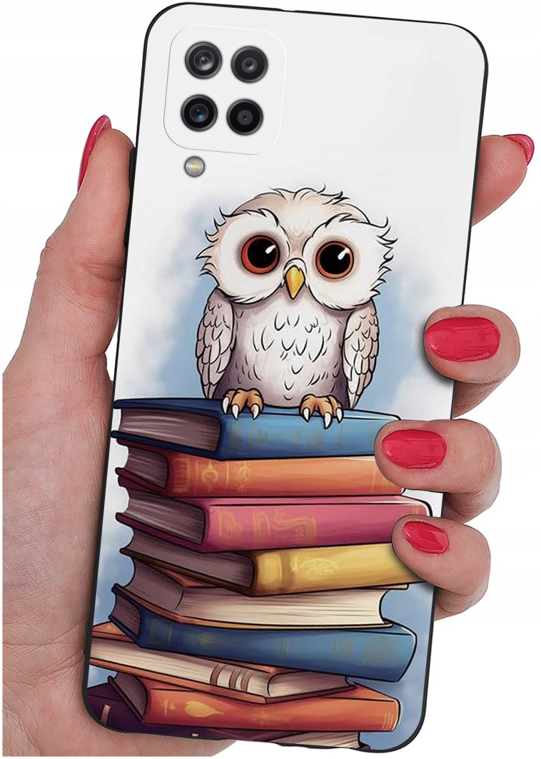 Etui do Samsung Galaxy A12|M12 WZORY |SILIKONOWE MATT CASE + SZKŁO 9H 1