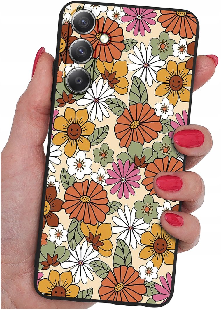 ETUI do Samsung S25+ Plus | WZORY | SILIKONOWE MATT CASE + SZKŁO 9H 1