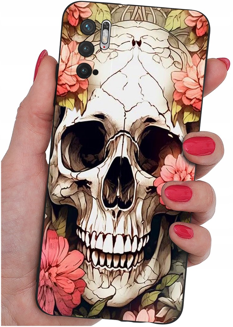 ETUI do Xiaomi Redmi Note 10 5G | WZORY | SILIKONOWE MATT CASE + SZKŁO 9H 1