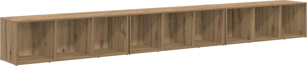 vidaXL Szafka pod telewizor 3 pcs dąb artisan 37 x 35 x 107.5 cm 1