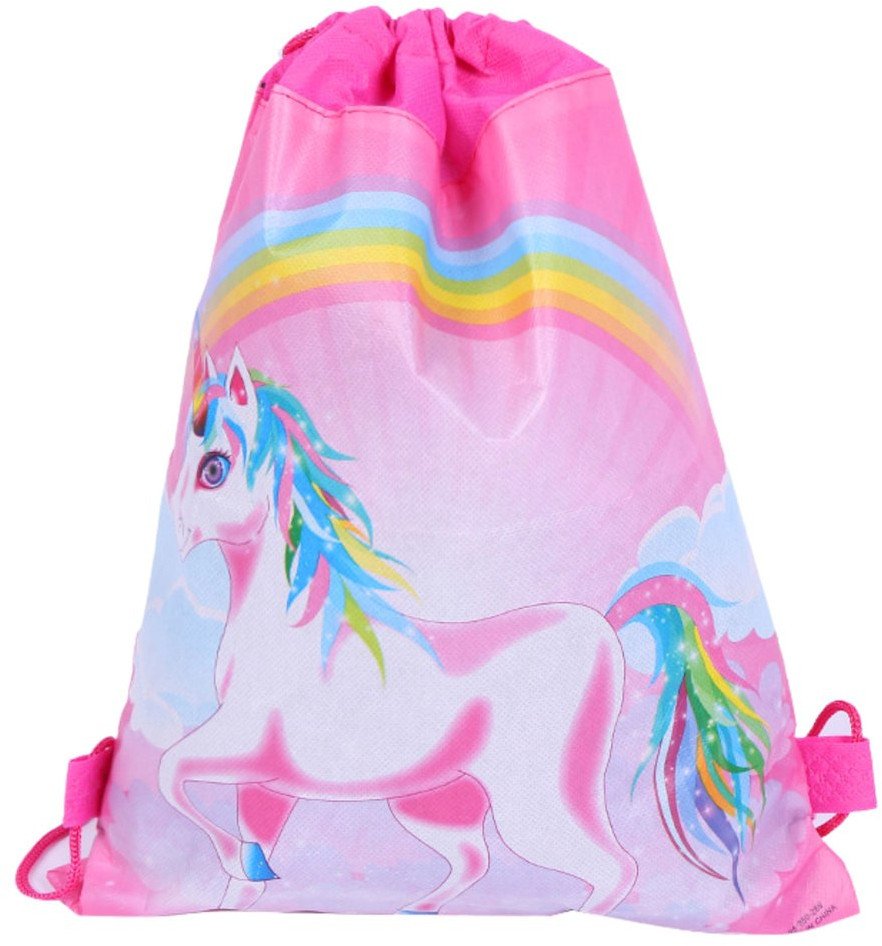 Worek Szkolny Na Buty Strój Gimnastyczny Tęcza Jednorożec 35x27 cm
