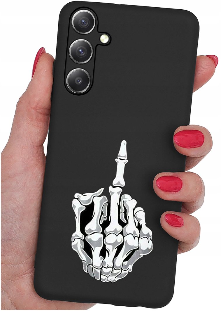 ETUI do Samsung Galaxy S24 WZORY | SILIKONOWE MATT CASE + SZKŁO 9H 1