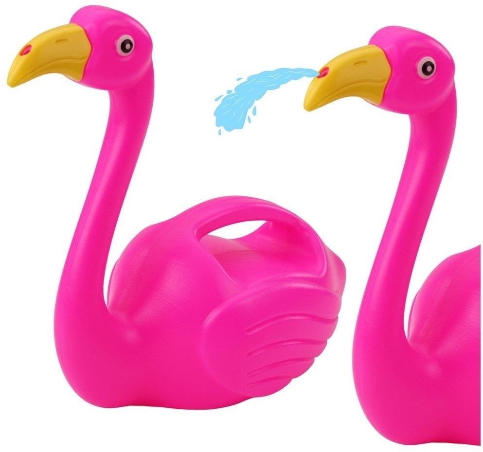 Konewka do podlewania plastikowa Flaming różowy 1