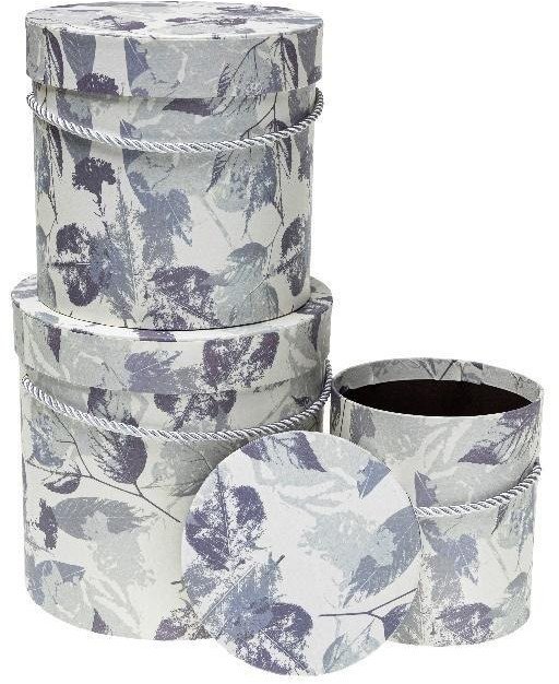 Pudełko Flower Box 3szt liście ROZETTE 1