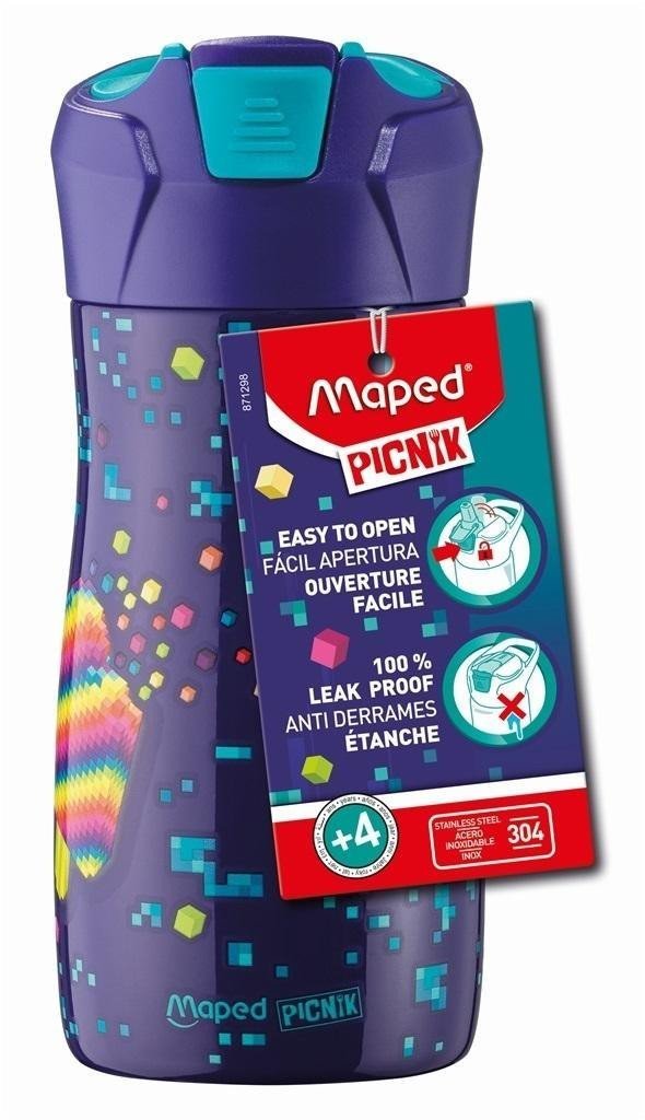 Butelka 430ml ze stali nierdzewnej Pixel MAPED 1