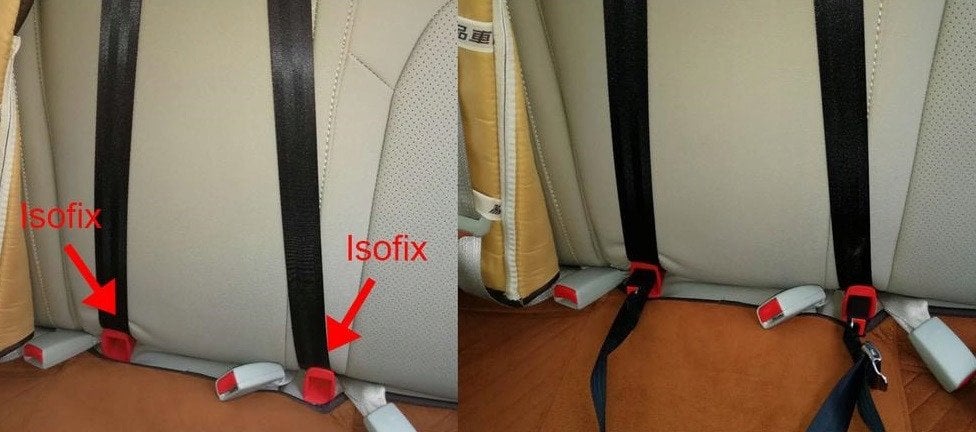 UCHWYT ISOFIX MOCOWANIE FOTELIK UNIWERSALNY PASY 1