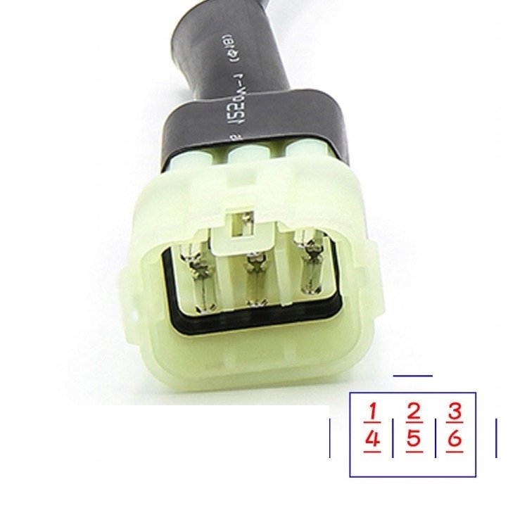 Adapter kabel 6-pin OBD-2 diagnostyka do KTM K CAN 1