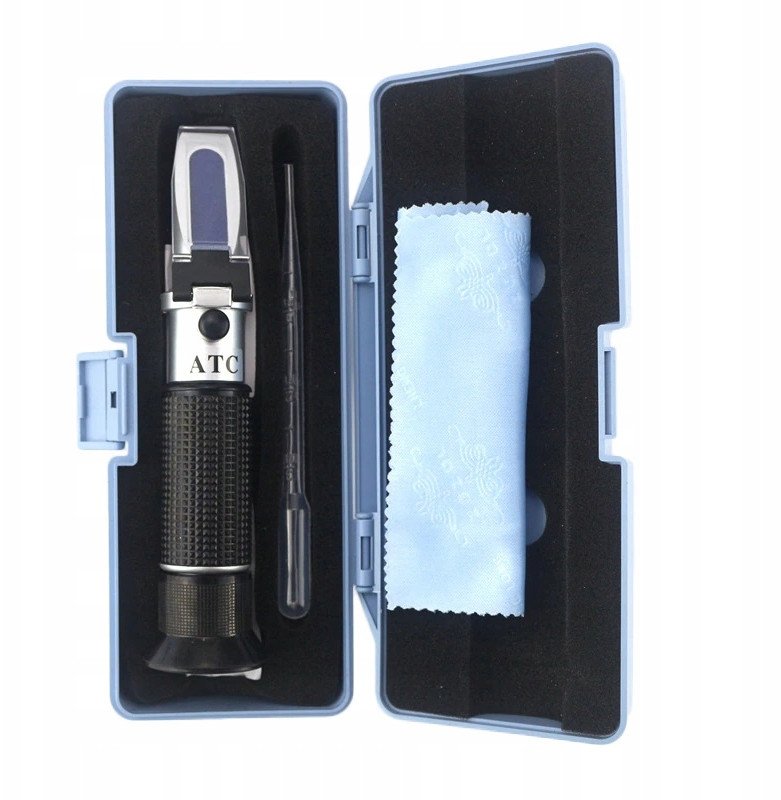 REFRAKTOMETR 0-32% BRIX CUKROMIERZ BALINGOMETR ATC 1