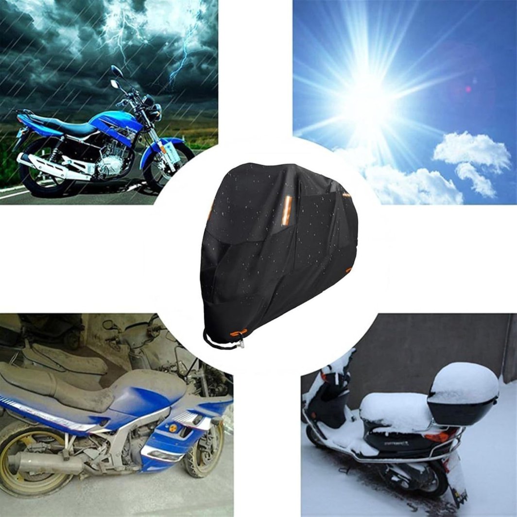 POKROWIEC NA MOTOCYKL rozmiar M 230x125x95 wodoodporny 1