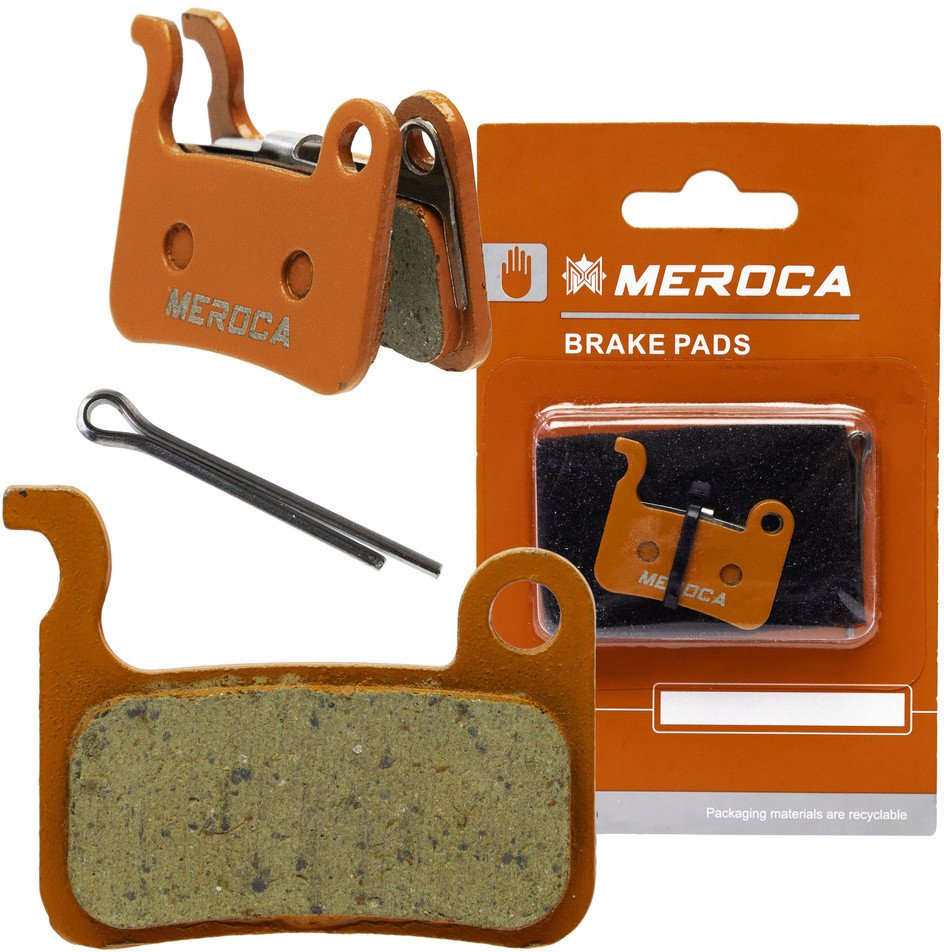 Klocki hamulcowe Meroca, półmetaliczne do Shimano DEORE, DEORE XT, SLX, XTR (Zamiennik M06) 1