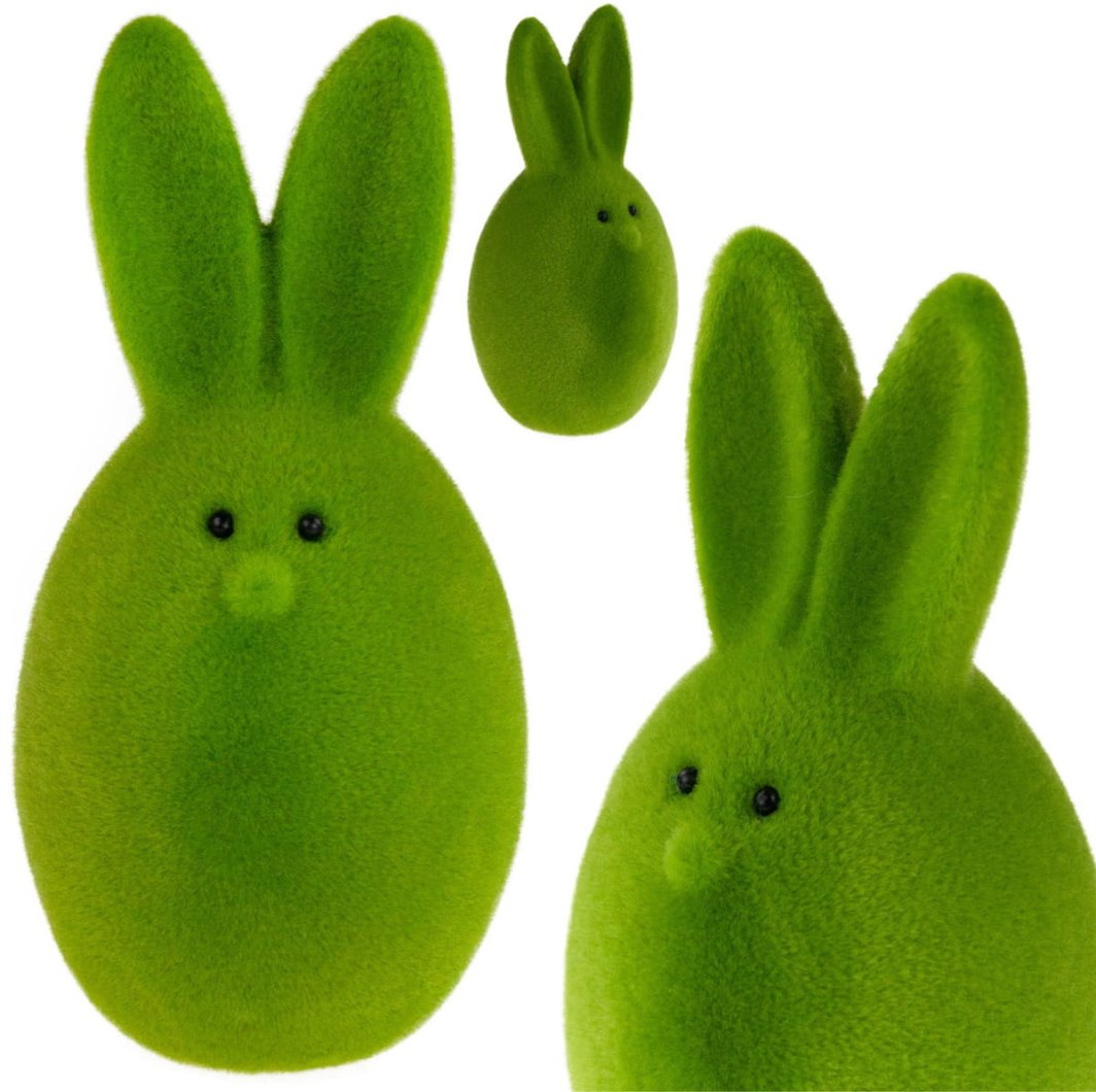 TG63634-8 ZAJĄCZEK JAJKO ZAJĄC KRÓLIK WIELKANOCNY FLOKOWANY