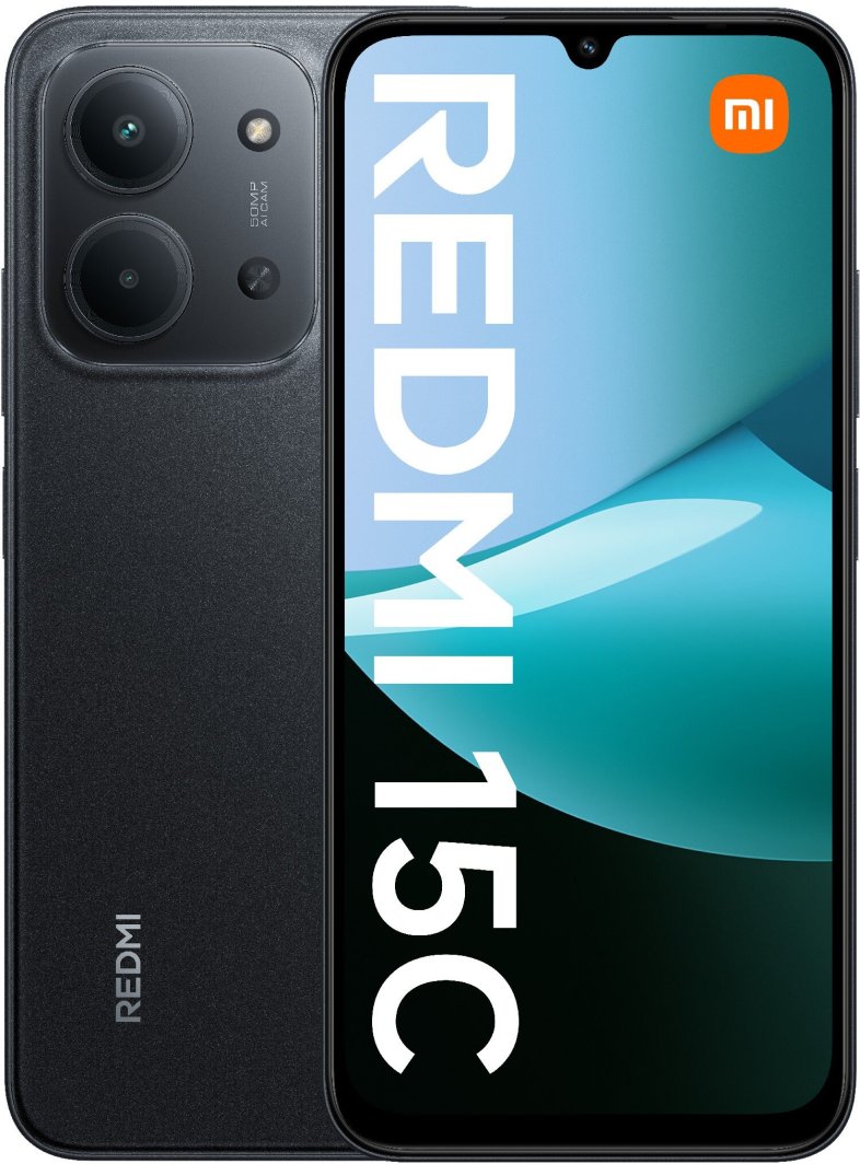 Smartfon Xiaomi Redmi 15C 4/128GB Czarny  (MZB0KOAEU) 1