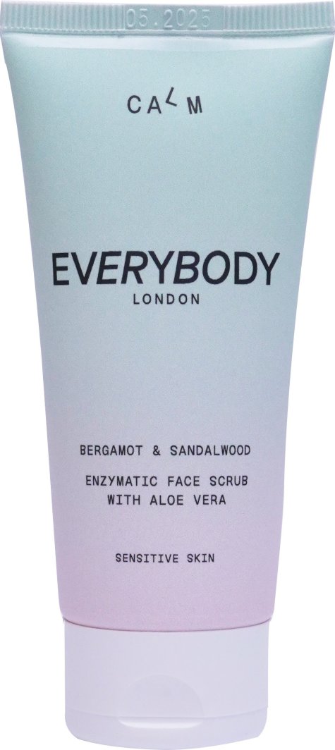 EVERYBODY Calm Enzymatyczny Peeling do cery wrażliwej - Bergamotka i Drzewo Sandałowe 50ml 1