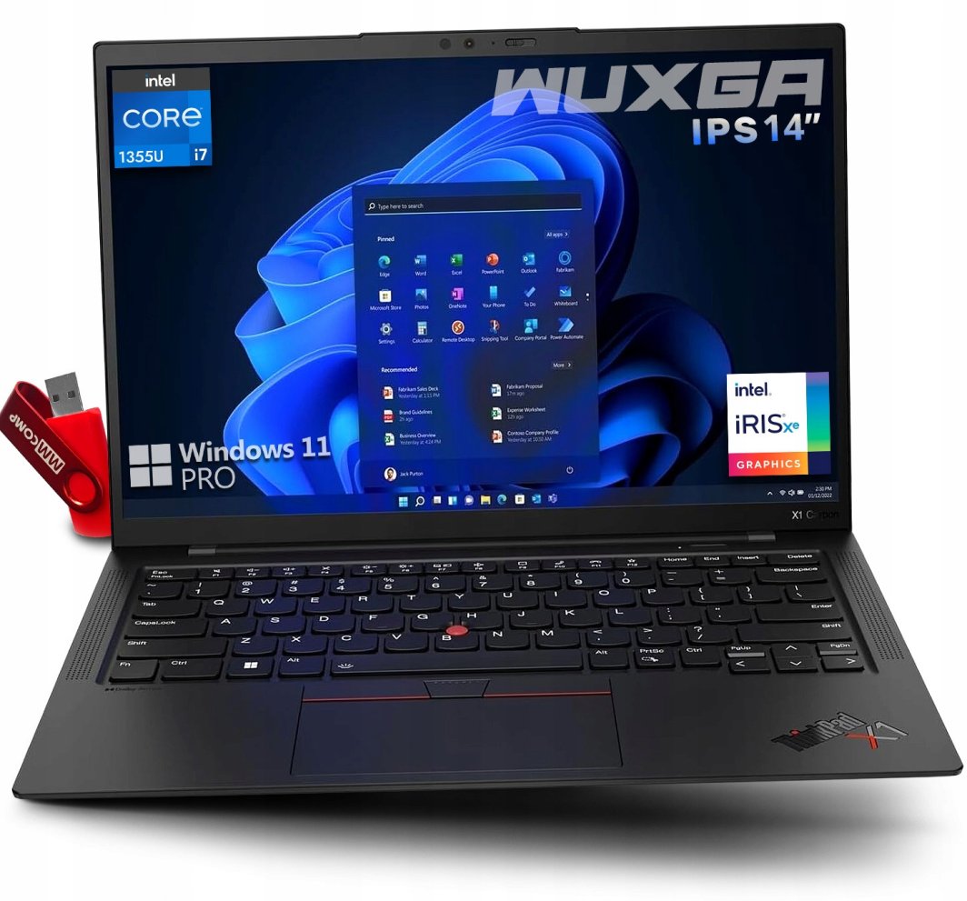Laptop Lenovo ThinkPad x1 Carbon i7 16GB 6400 MHz 1TB 14" 1920x1200 IPS W11 1