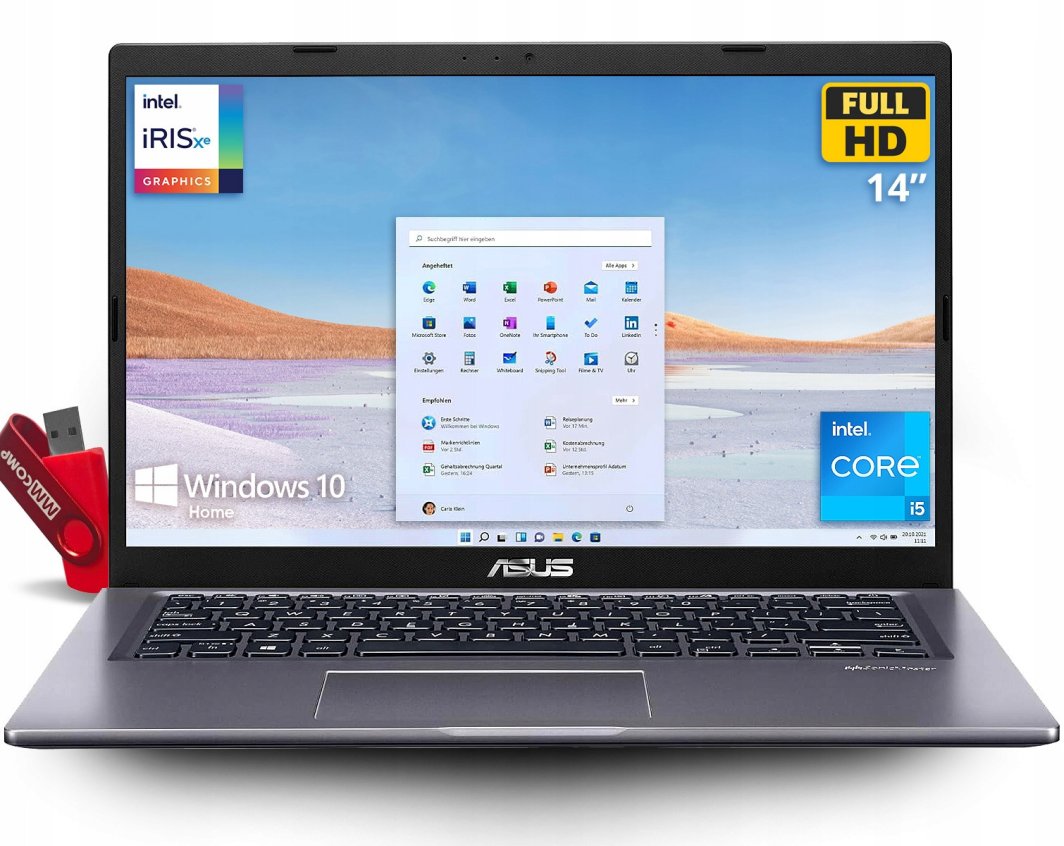 Laptop Asus VivoBook 14 F415EA i5 16GB 2TB SSD 14" 1920x1080 IPS LED Win10 1