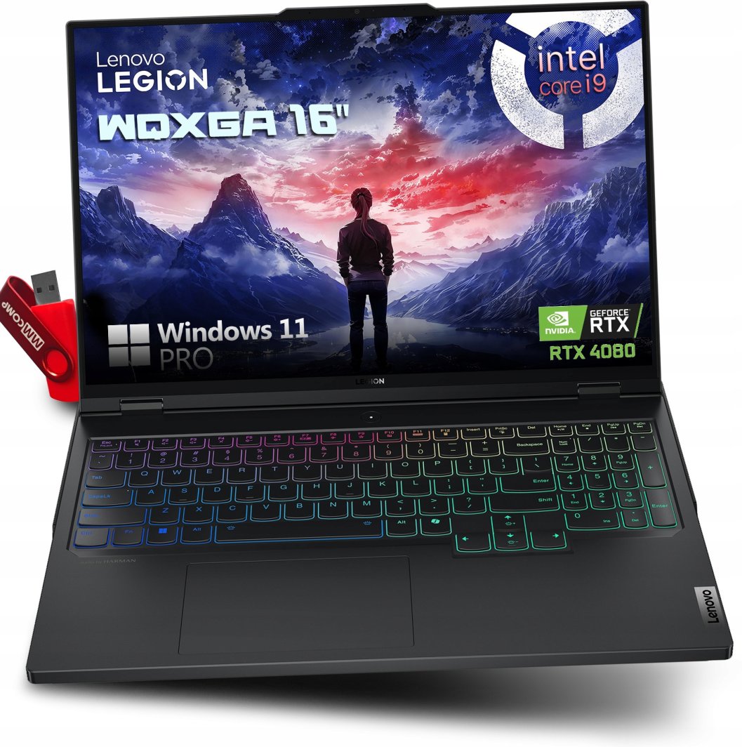 Laptop GAMING Lenovo Legion 7 Pro i9 32GB 4TB 16" WUXGA IPS RTX 4080 12GB 1