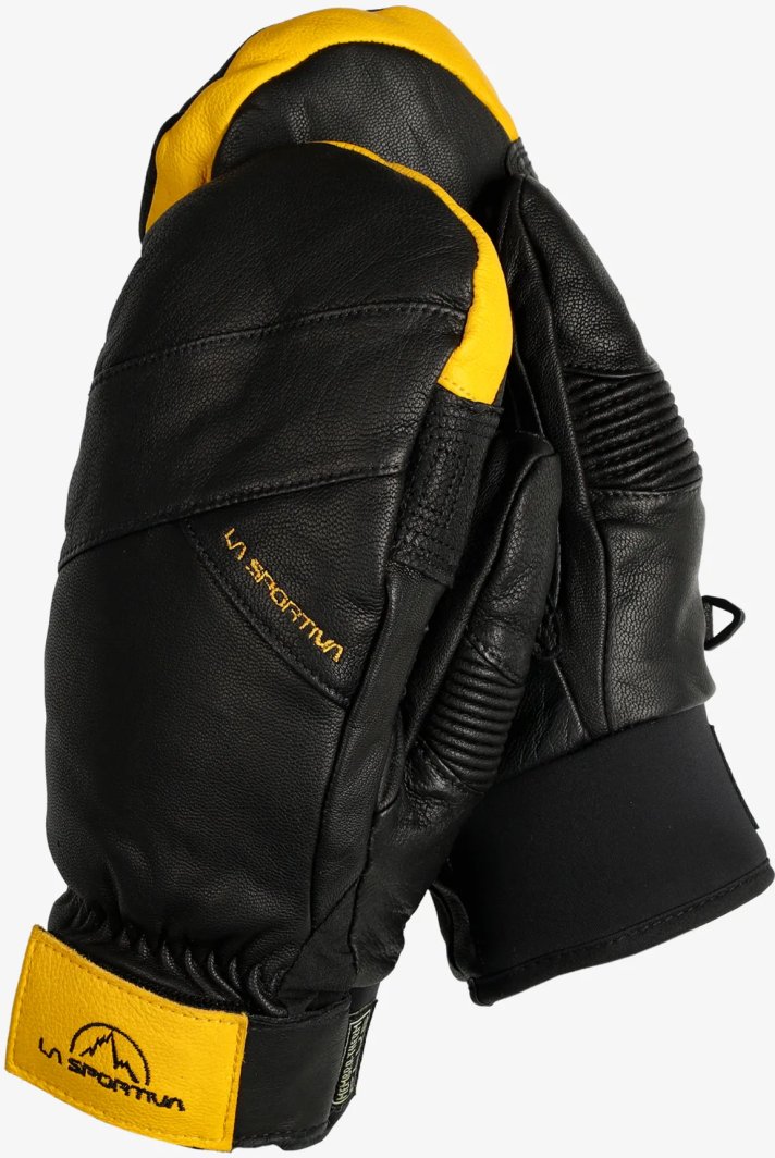 Rękawice skiturowe La Sportiva Free Touring Mittens - black/yellow rozmiar: m 1