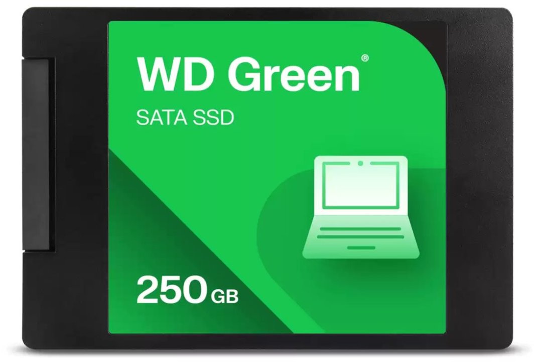 WD Green - SSD - 250 TB - cased - intern - 2.5 in (6.4 cm) - SATA 6Gb/s 1