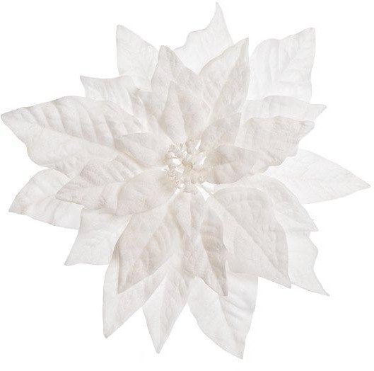 kwiat gwiazda betlejemska wyrobowa POINSECJA BIAŁA 33cm  PON00626 1