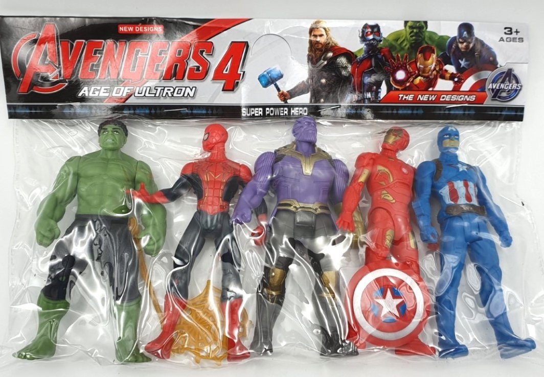 zestaw figurki bohaterów Avengers 11,5cm 1