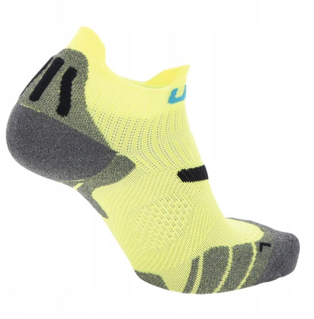 Skarpety biegowe UYN Run 2in Socks - yellow fluo/black 1