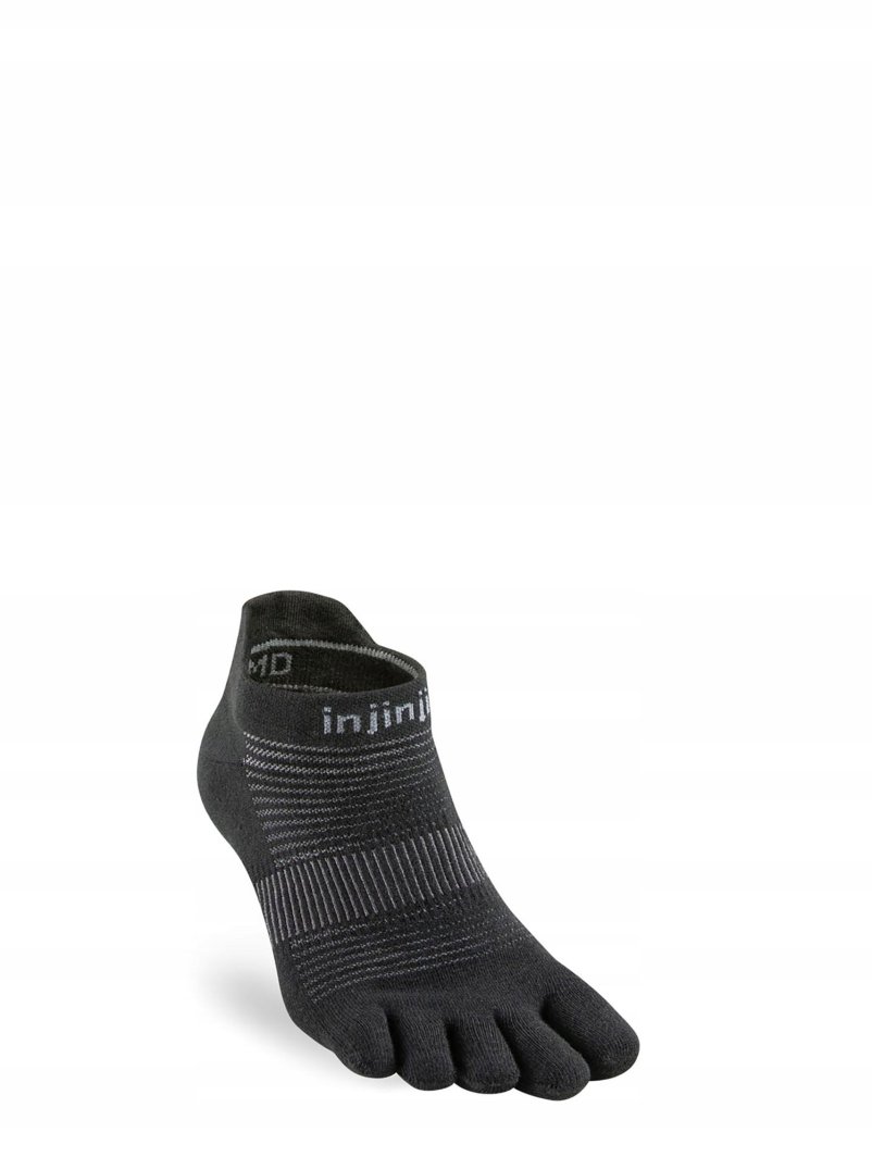 Skarpety do biegania Injinji Run Lightweight No-Show - black rozmiar: xl 1