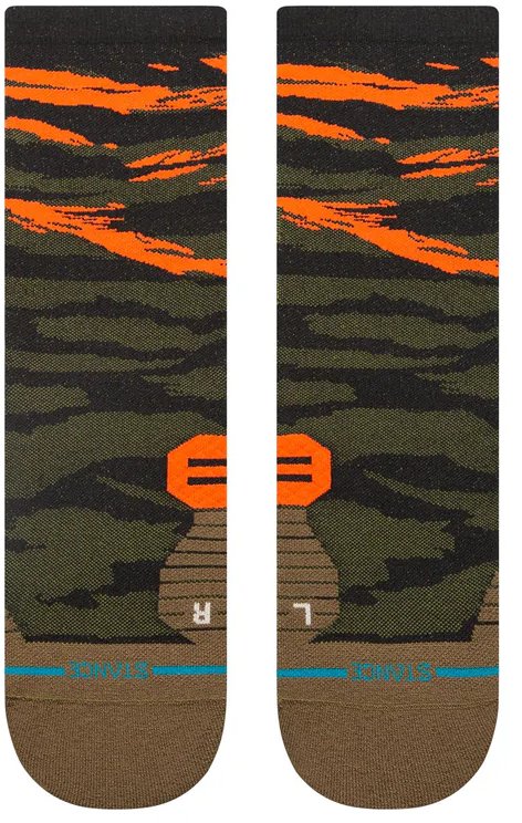 Skarpety do biegania Stance Primal Light Crew - olive 1