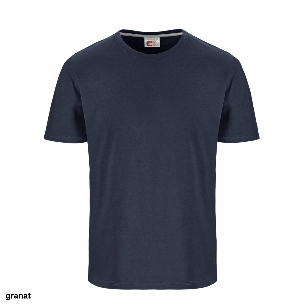 T-SHIRT COMFORTEE CFT180 - Wytrzymały miękki w dotyku brak szwów bocznych dwuwarstwowy ściągacz wokół szyi - czarny 3XL 1