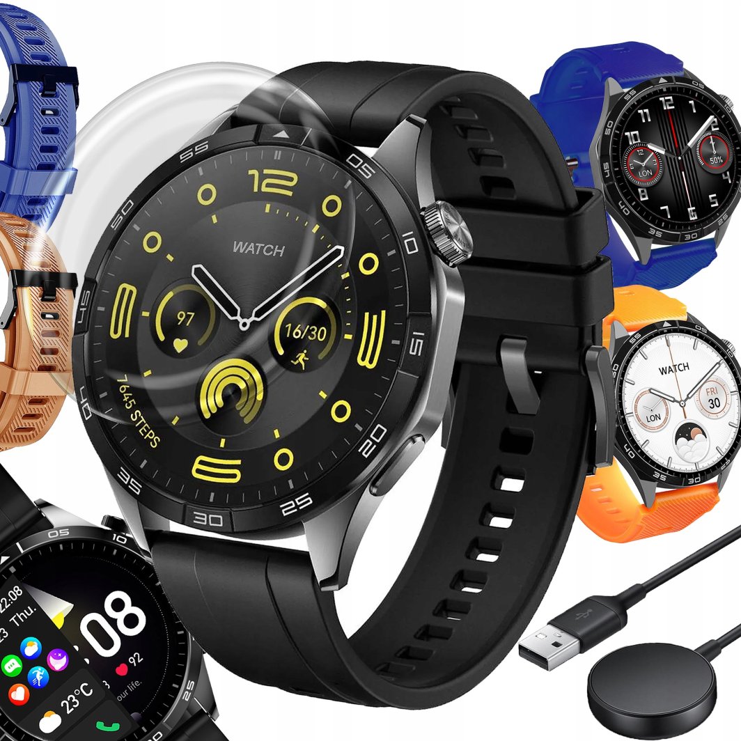 SMARTWATCH ZEGAREK MĘSKI ROZMOWY SPORT ZDROWIE POLSKIE MENU SMART WATCH 1
