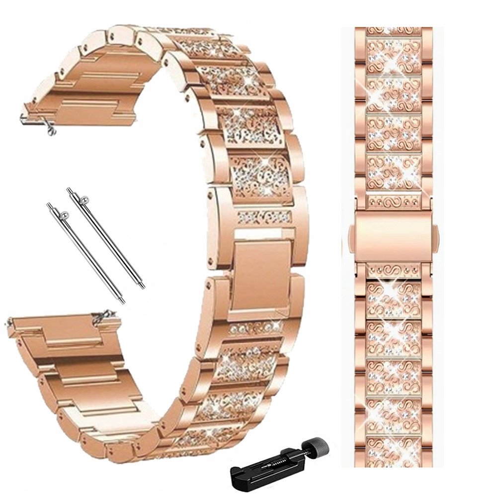 BRANSOLETKA PASEK DO SMARTWATCHA CYRKONIE 20MM 1
