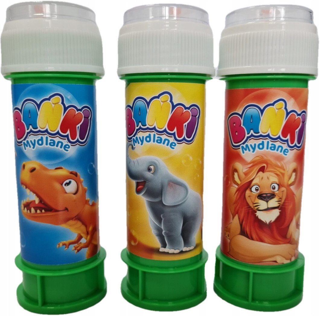 *****Bańki mydlane 60ml zwierz/12szt/op 08700 1