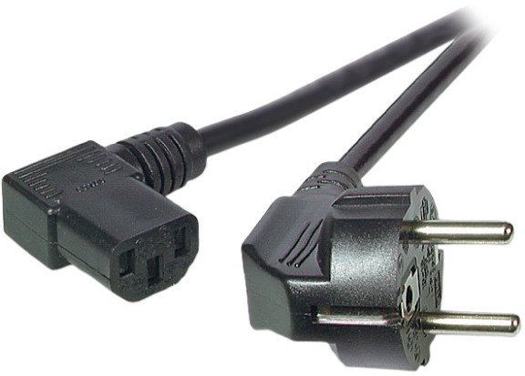 EFB Elektronik EK535.3 kabel zasilające Czarny 3 m CEE7/7 C13 panel