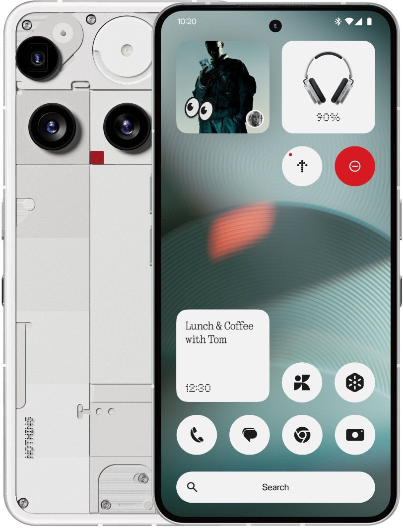 Smartfon Nothing Phone (3) 5G 12/256GB Biały  (A10000023) 1