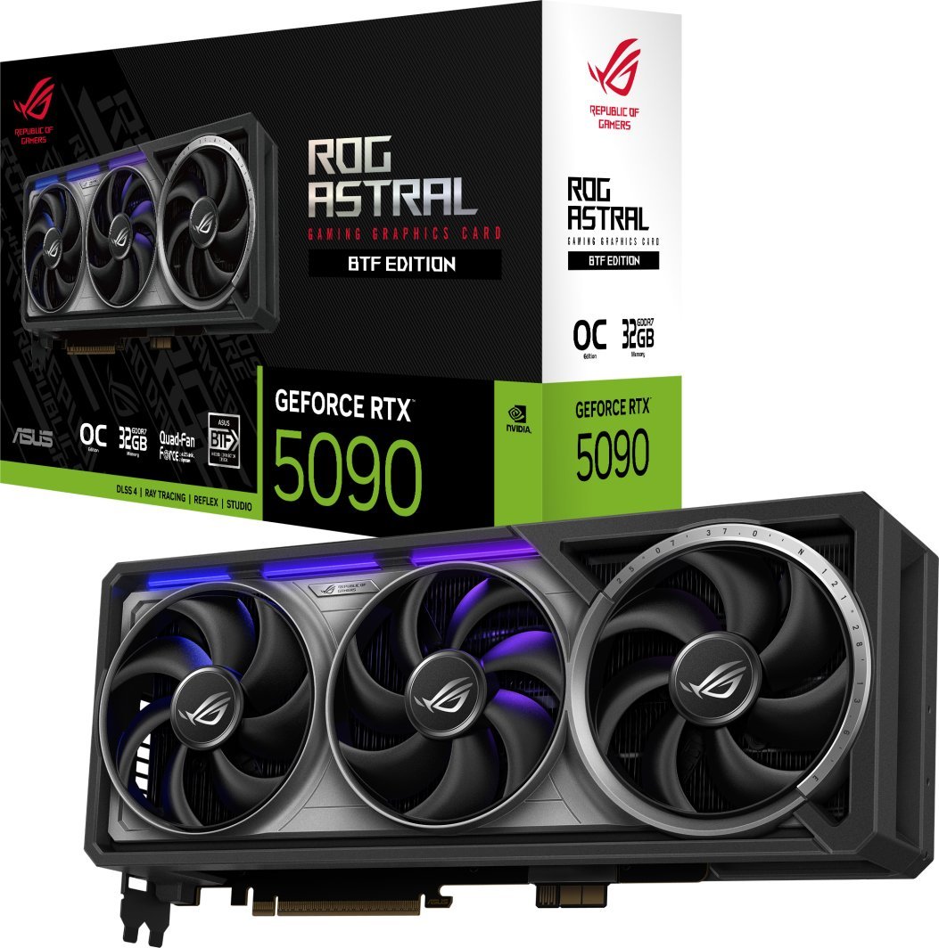 Karta graficzna Asus ROG Astral GeForce RTX 5090 BTF OC 32GB GDDR7 DLSS4 (ROG-ASTRAL-RTX5090-O32G-BTF-GAMING) 1