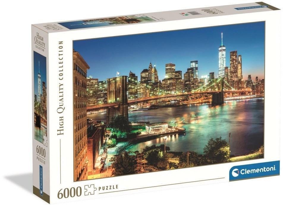 CLE puzzle 6000 HQ Brooklyn Bridge Lights 36534