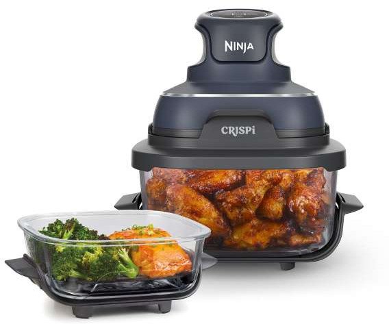 Ninja CRISPi Single 3.8 L 1700 W Hot air fryer Blue, Grey, Transparent 1