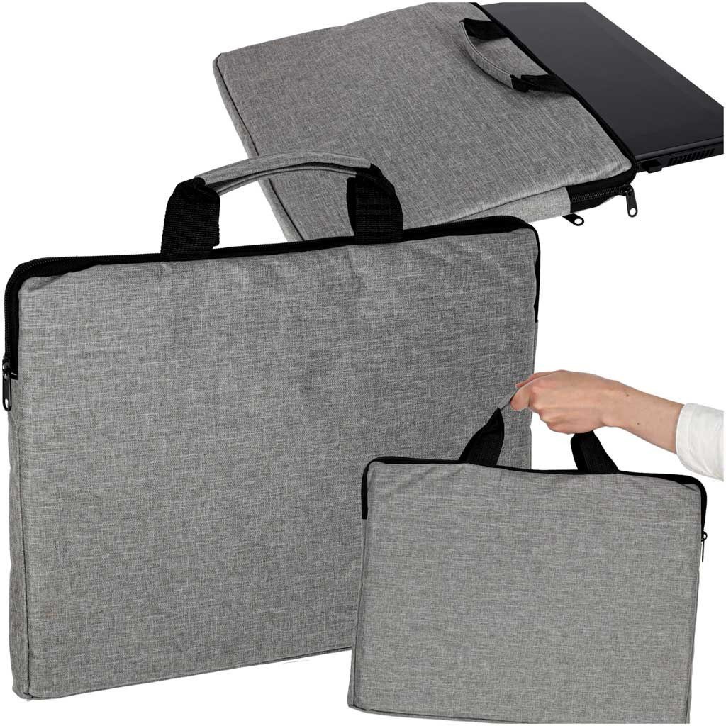 Torba na laptopa 15,6 cali etui pokrowiec teczka damska męska szara Kik Sp. z o. o. Sp. k. 1