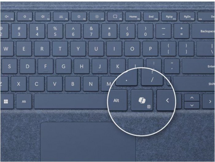 microsoft Klawiatura MS Surface Pro z cienkim piórem szafirowa 1