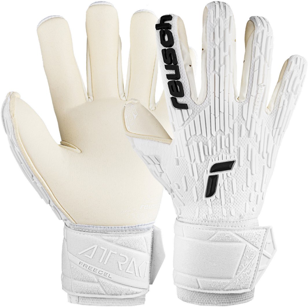 Rękawice bramkarskie Reusch Attrakt Freegel Gold X 8 białe 1
