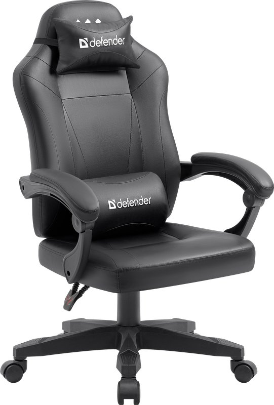 FOTEL DEFENDER MASTER CZARNY GAMING 1