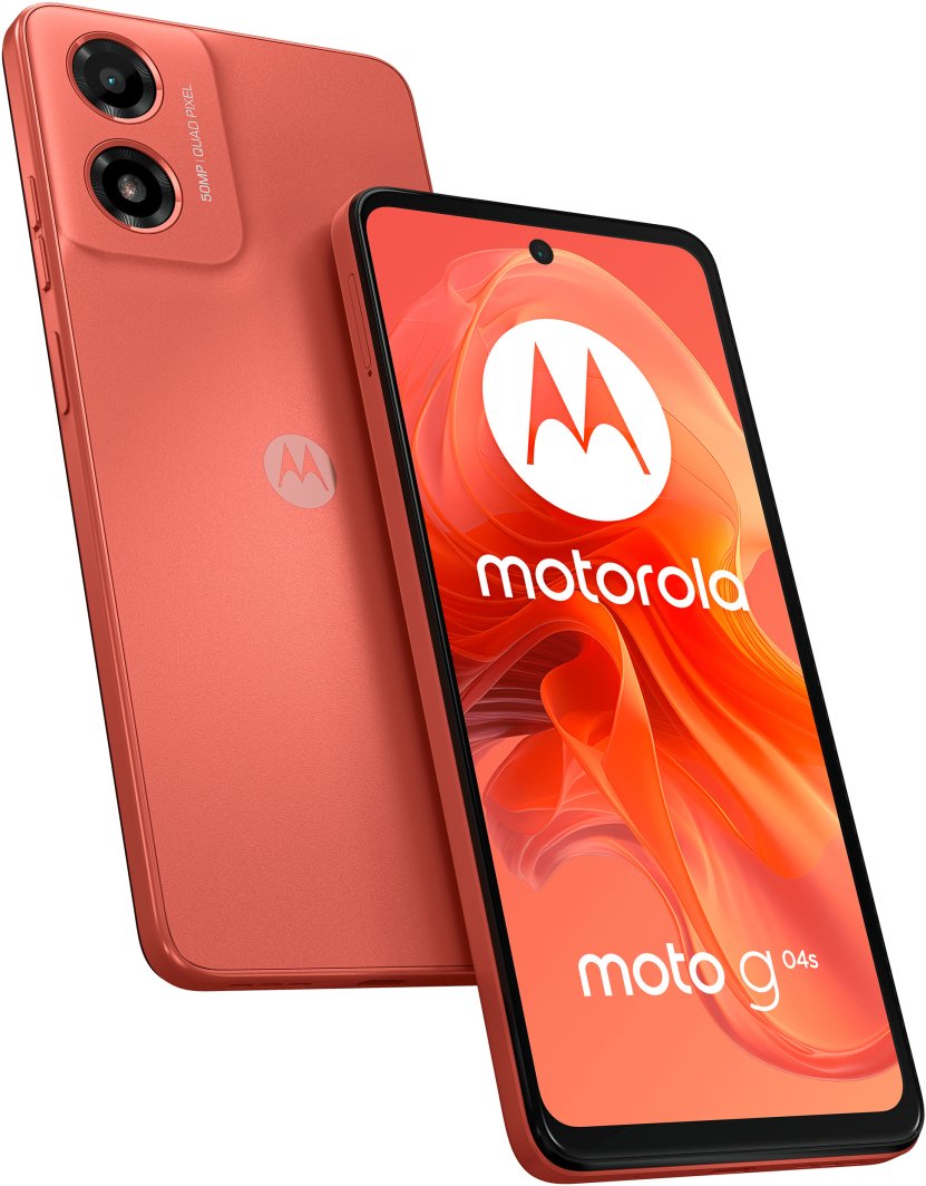 Smartfon Motorola Moto G04s 4/64GB Pomarańczowy  (PB360018SE) 1