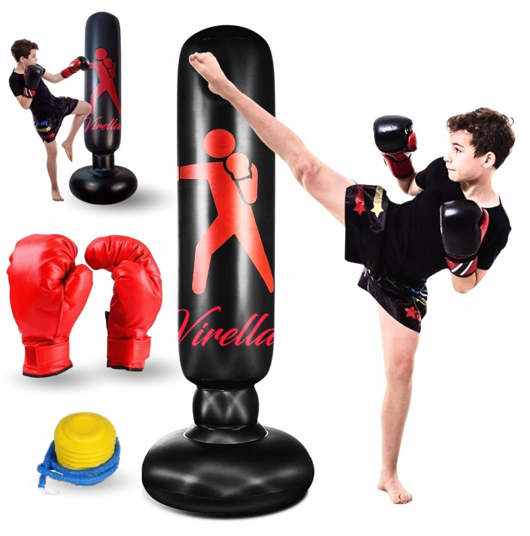 Worek Bokserski Dla Dzieci Zestaw Treningowy Do Boksu Karate Mma Kickboxing 1