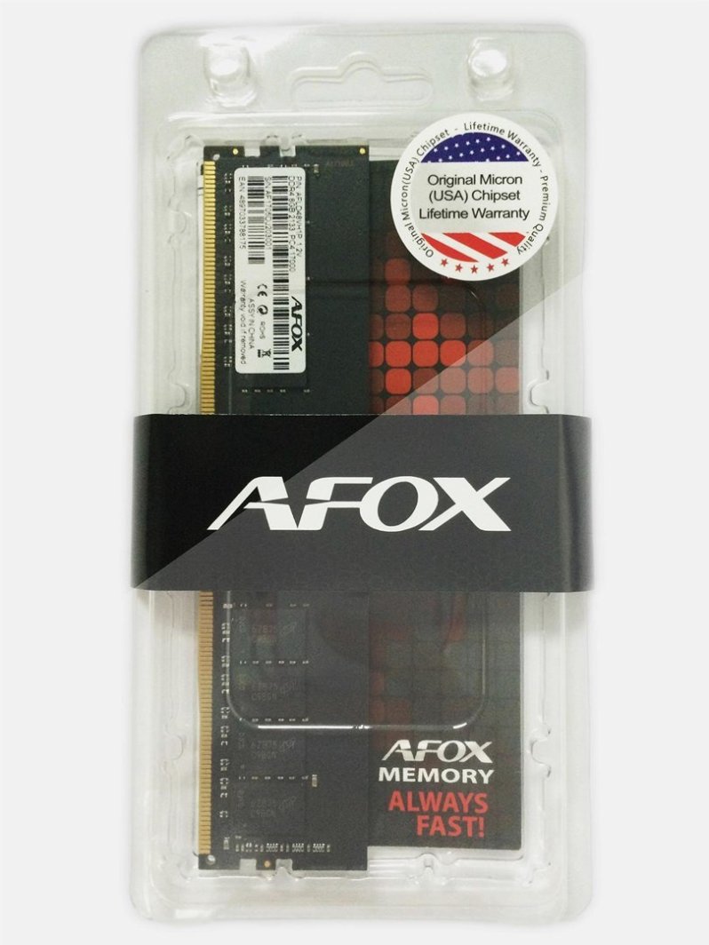 AFOX DDR4 4GB 3200MHZ RANK1 AFLD44PK1P 1