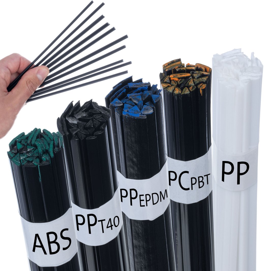 SPOIWA SPAWANIE PLASTIKU MIX 50G CZARNE BIAŁE PP ABS PC PBT PP T40 PP EPDM 1