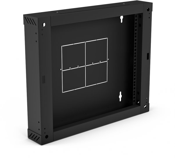 Alantec Sekcja tylna 100 mm (zawiasowa / uchylna) do szaf SW-18U-600-450-01-C, kolor czarny (SA-SSW-18U-01-C)